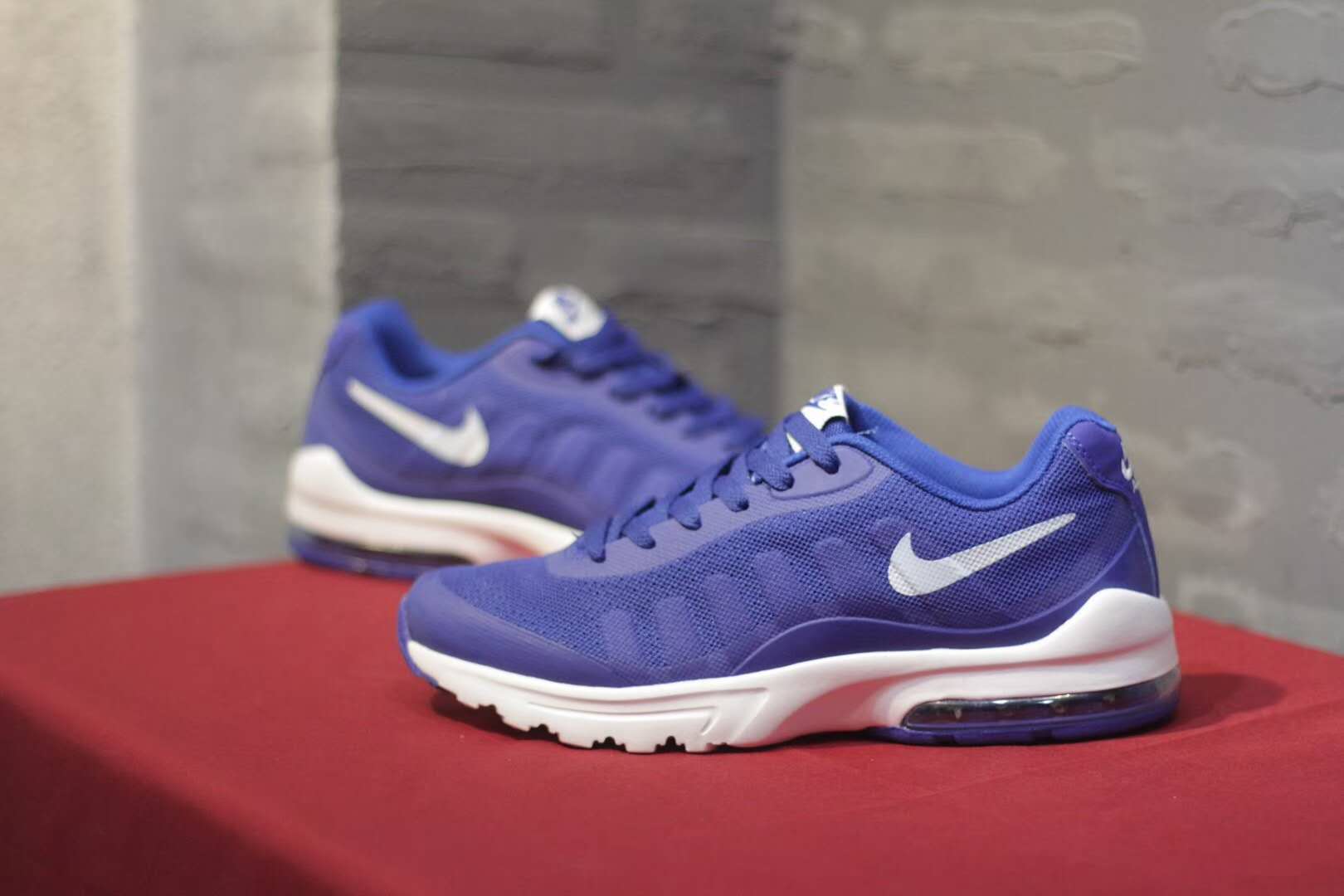 Men Nike Air Max Invigor Print 95 Blue White Shoes